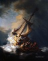 Cristo en la tormenta en el mar de Galilea Rembrandt Pintura al óleo